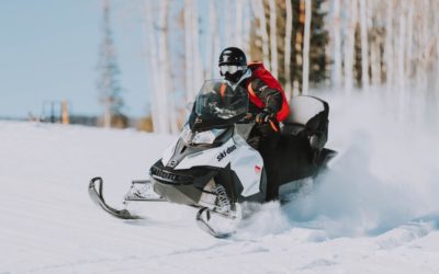 Snowmobiling